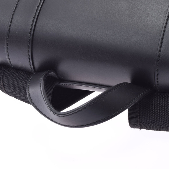 Gucci GG Supreme Canvas Backpack Black Leather Daypack - Picture 3 of 9